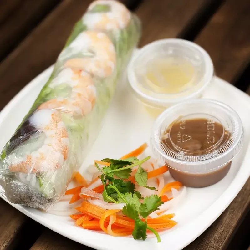 Shrimp Salad Rolls at Pho Hao Restaurant Northgate Village Calgary